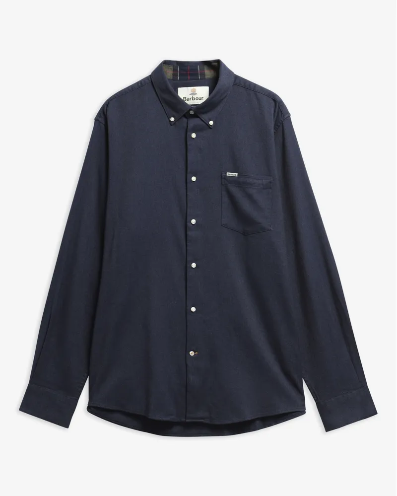 Barbour Mens Sparrowhill Regular Fit Shirt - Navy