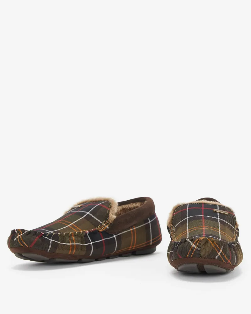 Barbour Monty Moccasin Slipper - Recycled Classic Tartan-1