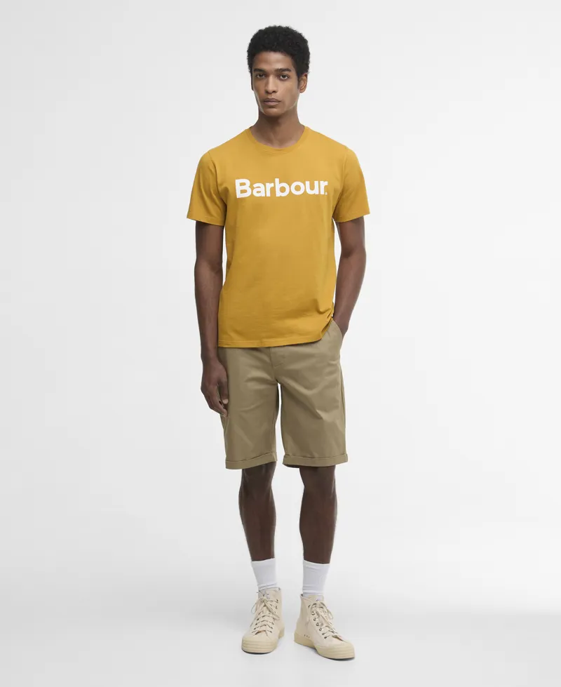 BARBOUR SMART CHINO SHORT - Grey Olive-1