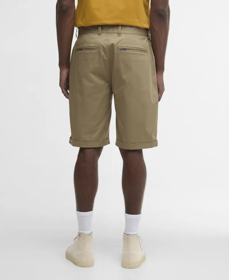 BARBOUR SMART CHINO SHORT - Grey Olive-3