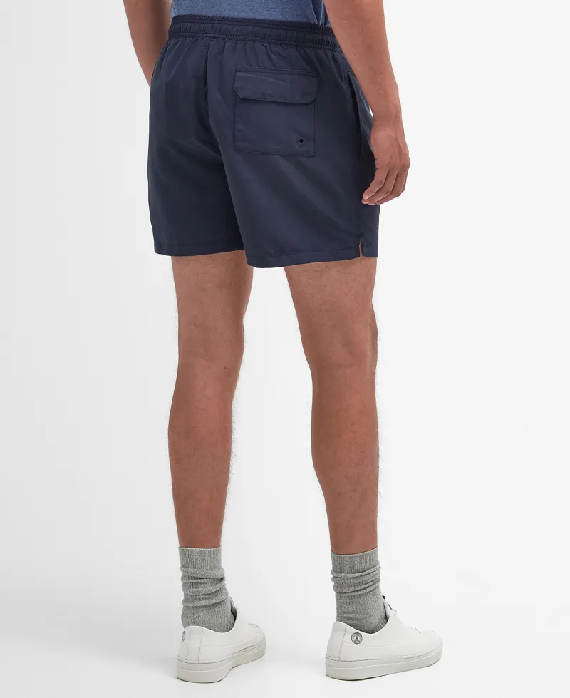 BARBOUR STAPLE LOGO 5in SWIM SHORT - Navy-2