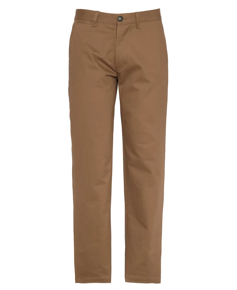 BARBOUR SUEDED SATEEN TAILORED TROUSER - sandstone