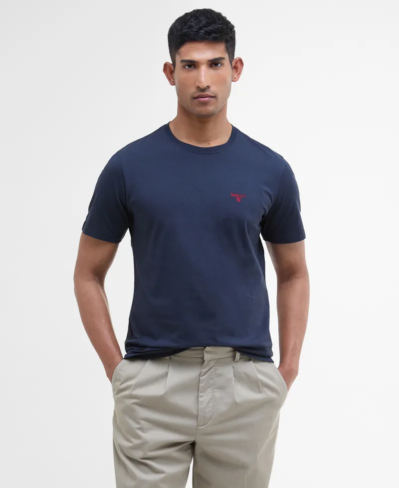 BARBOUR ESSENTIAL SPORTS T-SHIRT - Navy-3