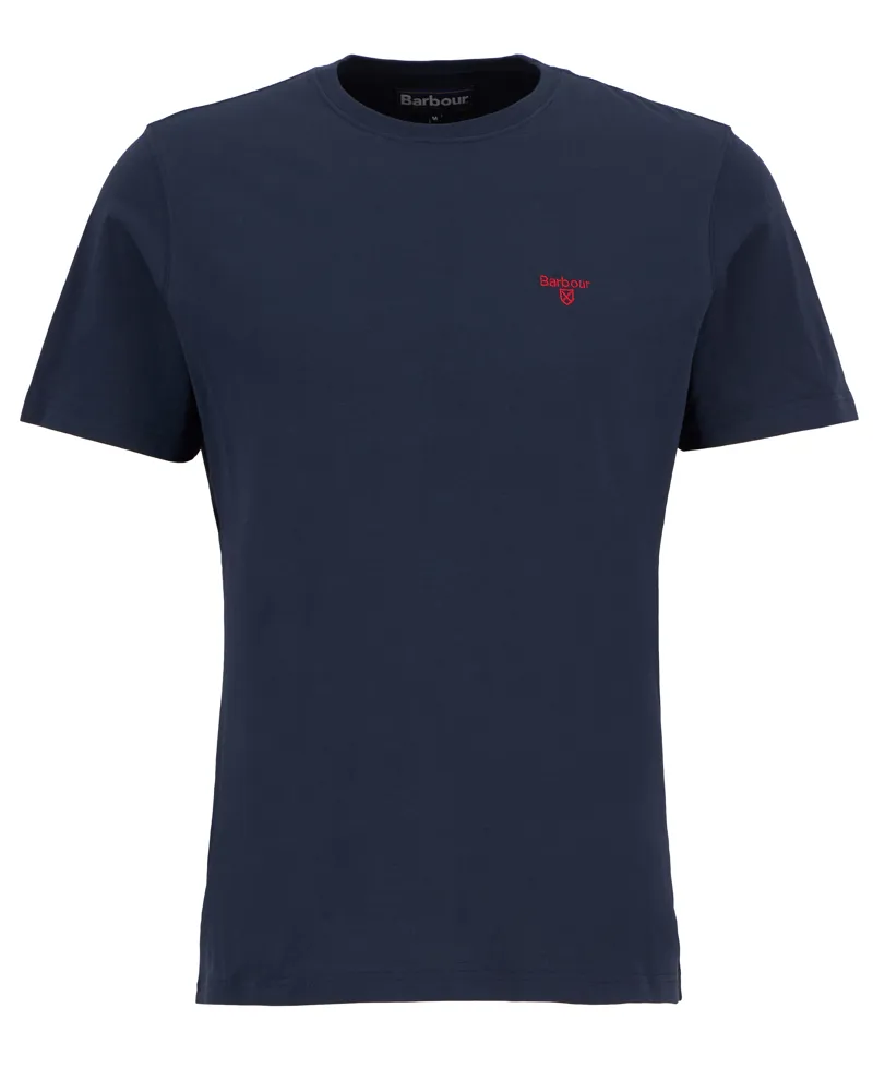 BARBOUR ESSENTIAL SPORTS T-SHIRT - Navy-1