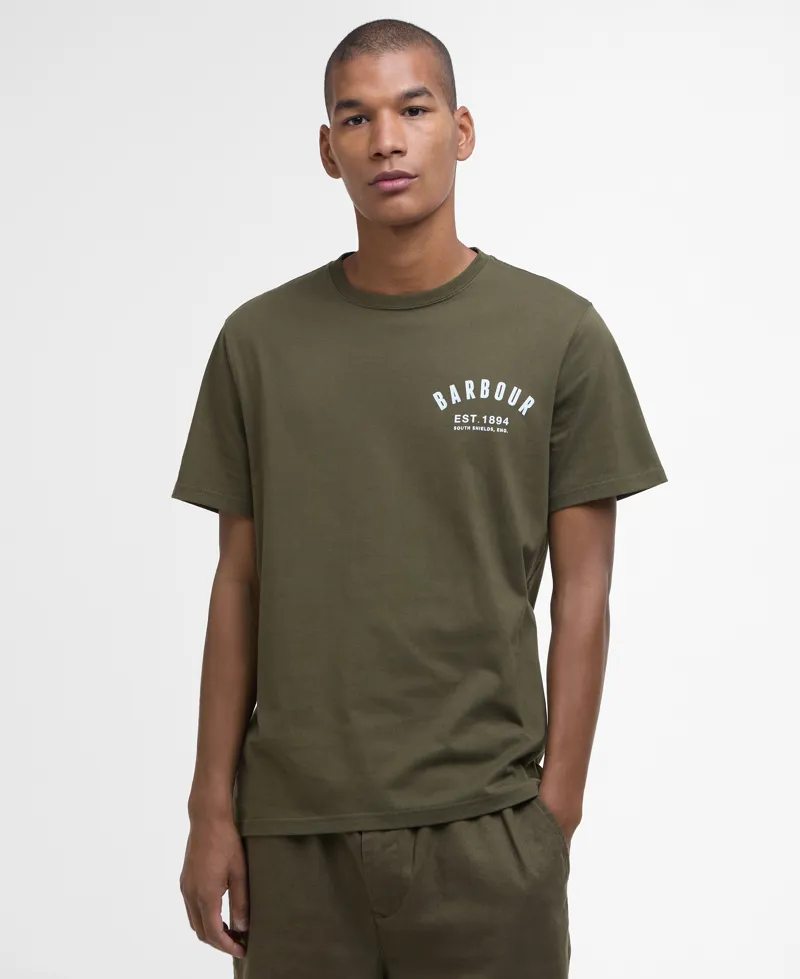 BARBOUR PREPPY T-SHIRT - Light Sage-2
