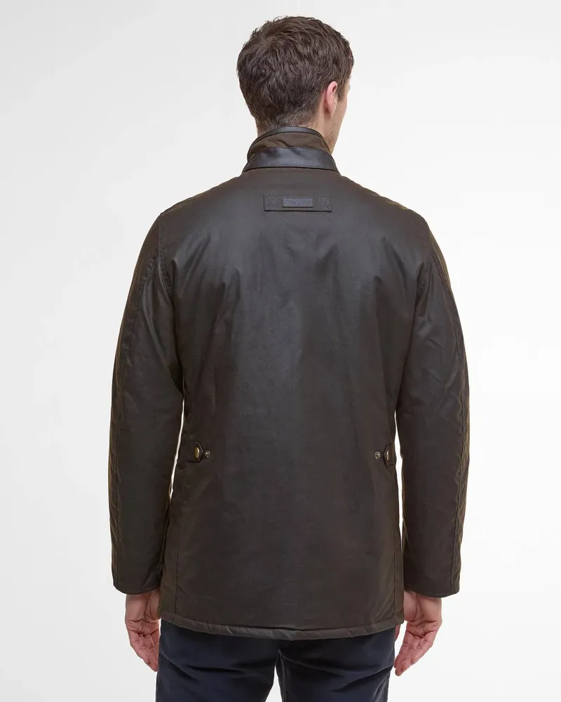 Barbour Men's Hereford Wax Jacket - Olive-3