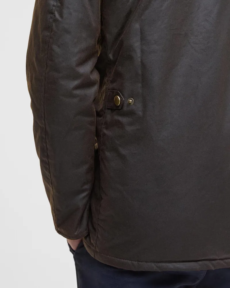 Barbour Men's Hereford Wax Jacket - Olive-5