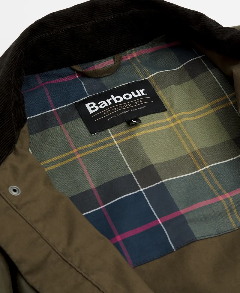 BARBOUR LIGHTWEIGHT STRATFORD WAX JACKET - Beech-2