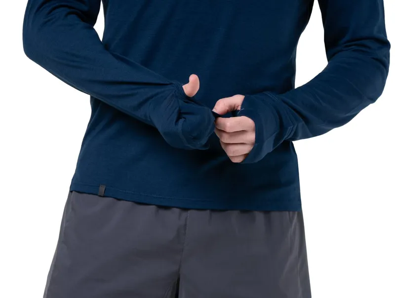 Ronhill Men's Tech Merino 1/2 Zip Dark Navy/Oxide-4