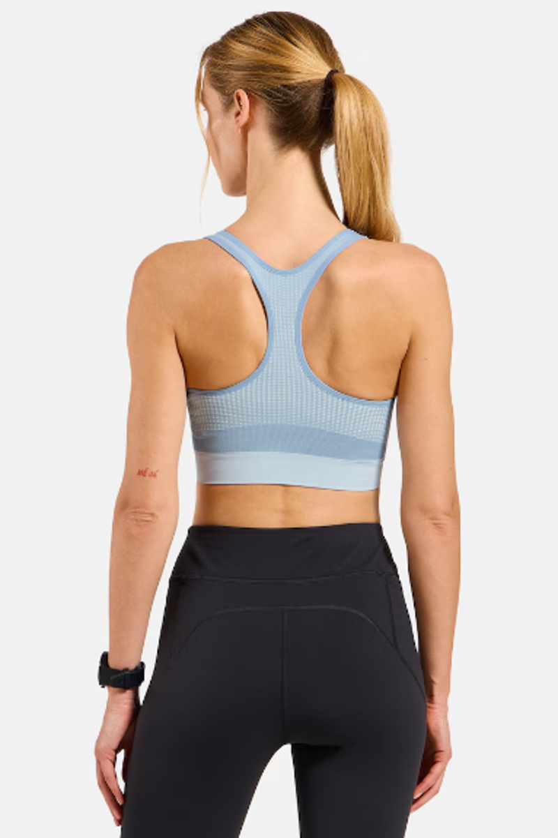Odlo Women's Seamless High Support Bra Baby Blue-Ashley Blue-2