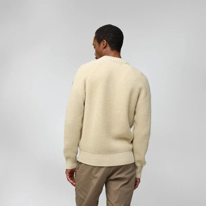 Fjallraven M's Ovik Waffle Knit Light Beige-1