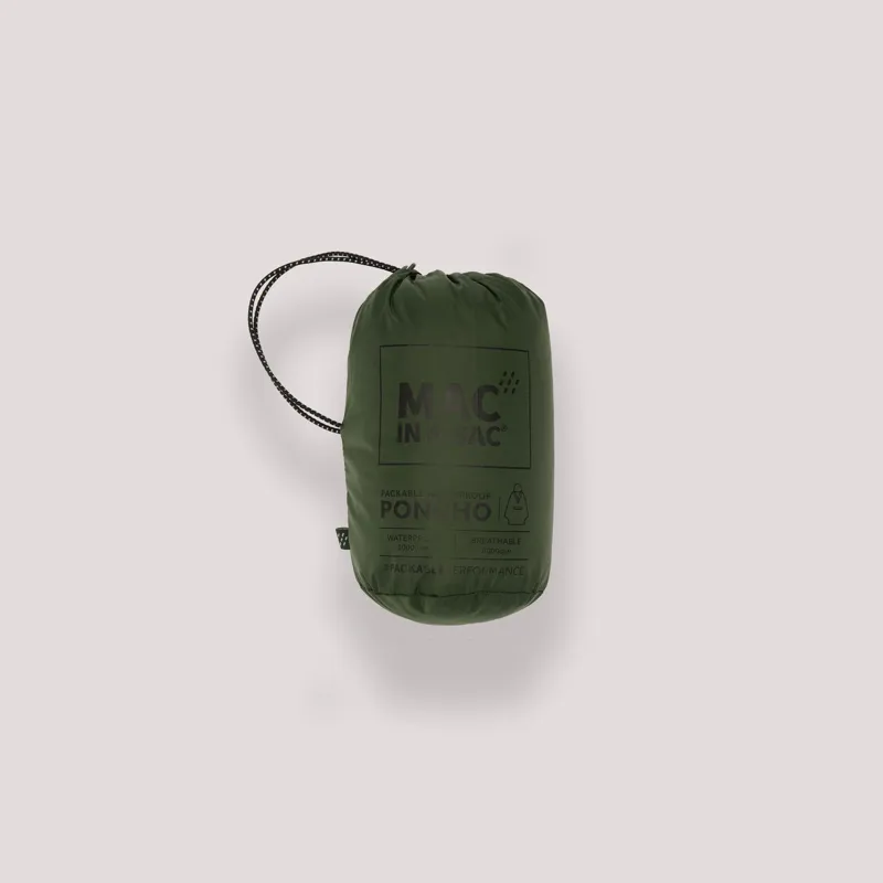 Mac in a Sac Poncho - Khaki-3