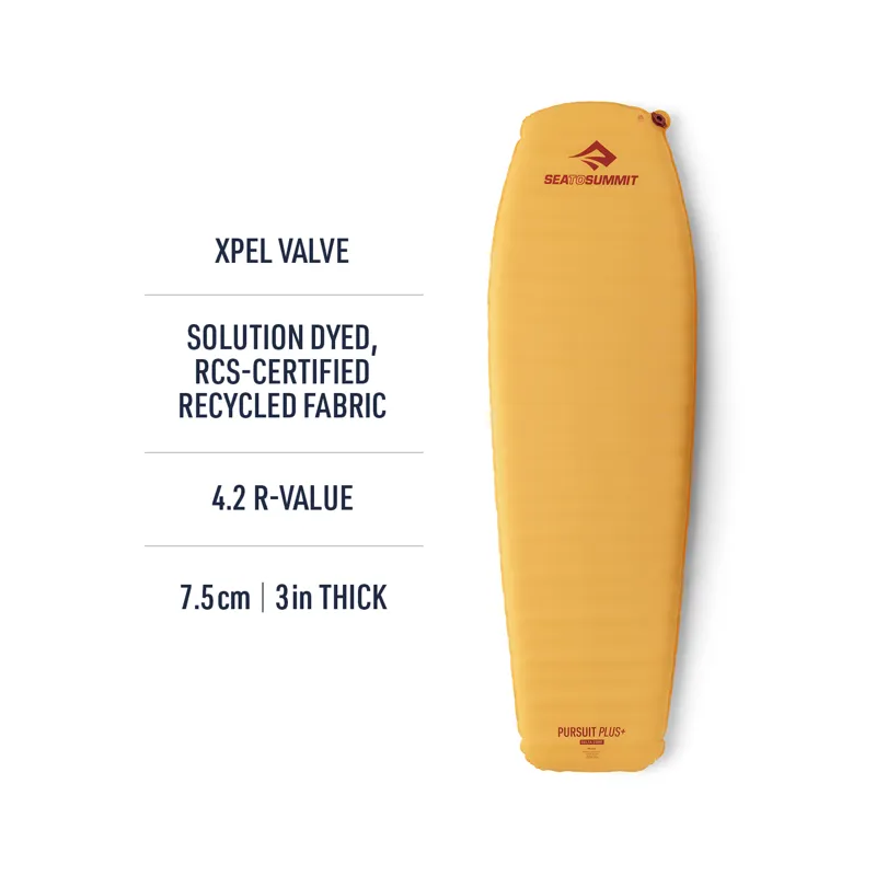 Sea to Summit Pursuit Plus SI Mat - Regular Zinnia Regular Contour-5