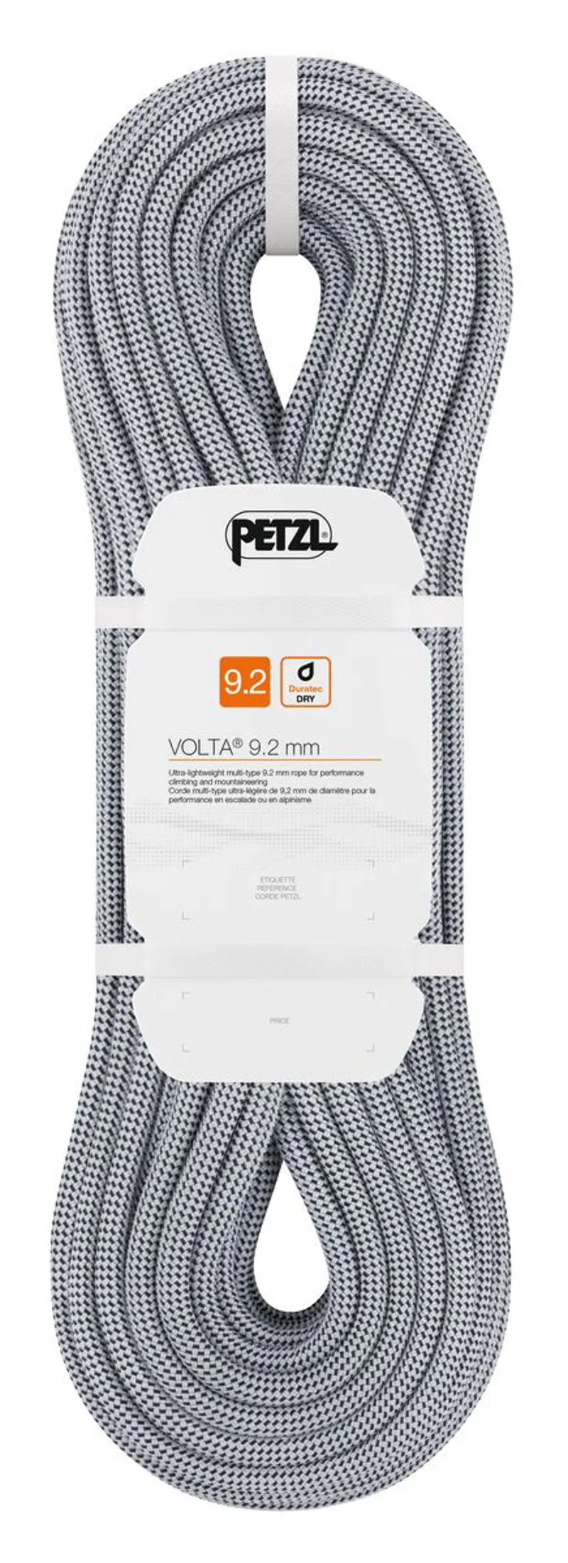 Petzl Volta 9.2 mm Gray 60m