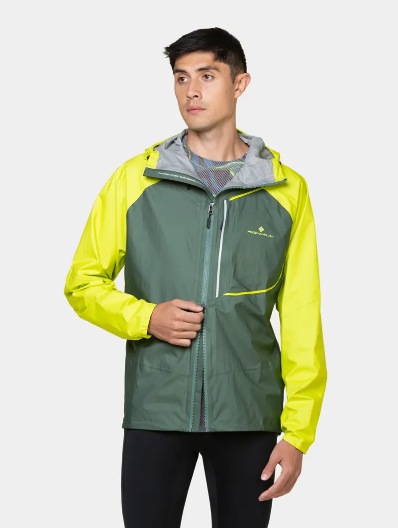 Ronhill M's Tech Fortify Jacket Dark Sage/Acid-5