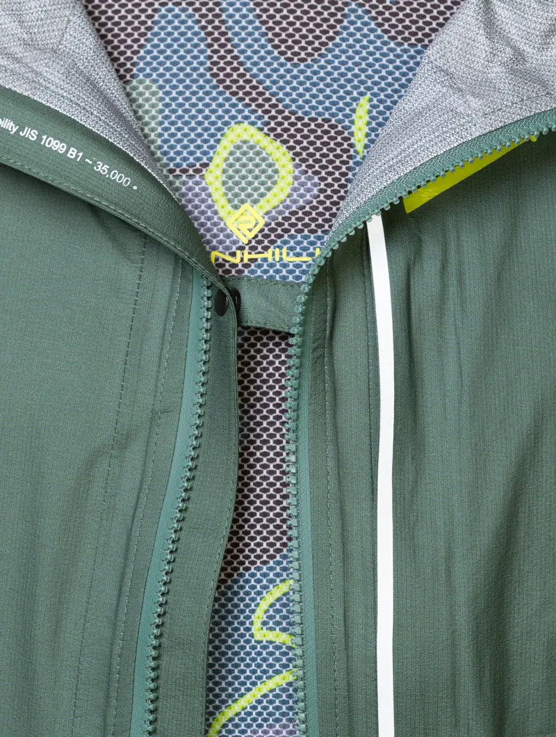 Ronhill M's Tech Fortify Jacket Dark Sage/Acid-8