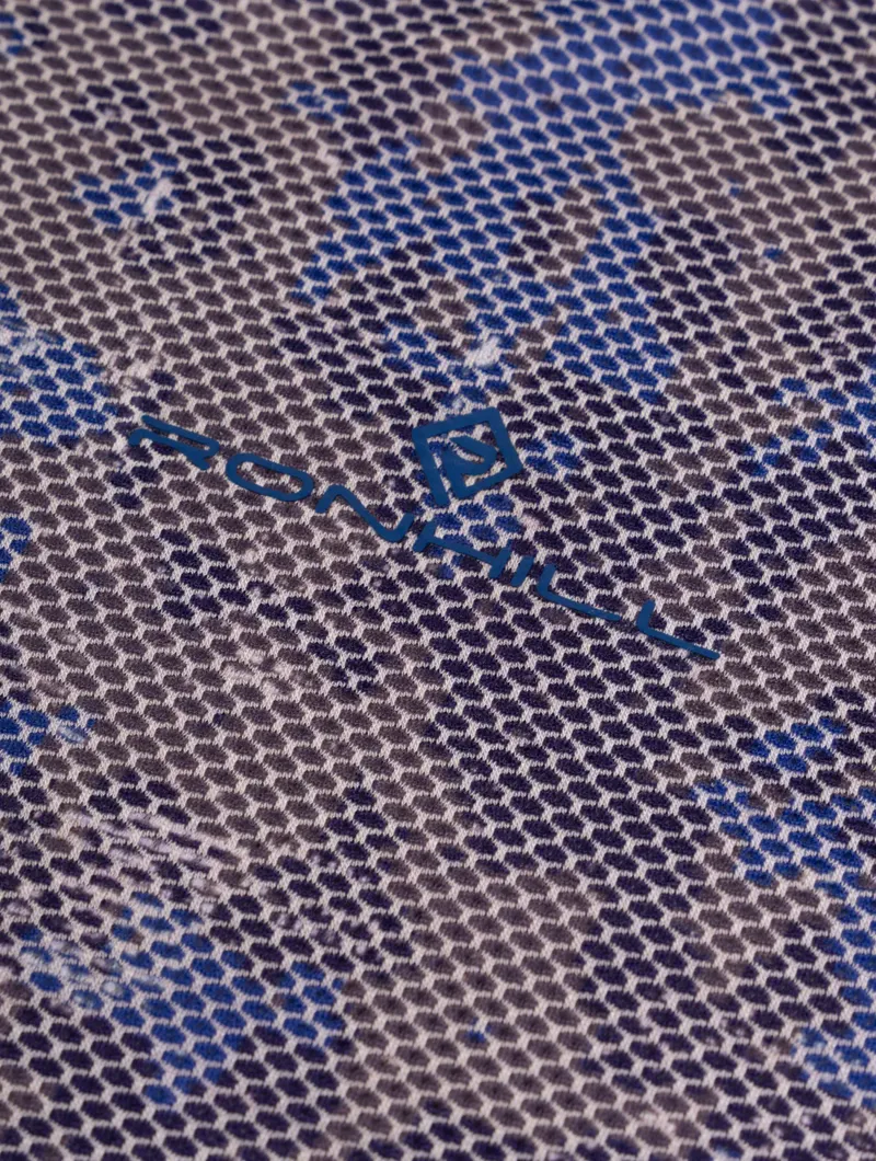 Ronhill M's Tech Golden Hour Tee Ocean Pixel-4