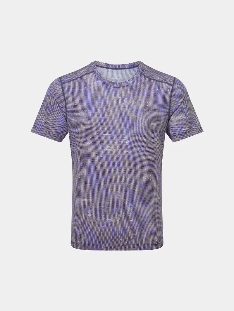 Ronhill M's Tech Golden Hour Tee Ocean Pixel-2
