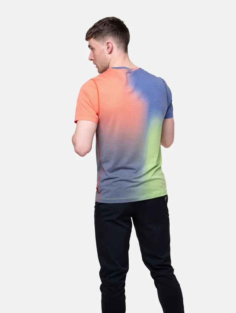 Ronhill M's Tech Golden Hour S/S Tee Dark Cobalt Merge-2