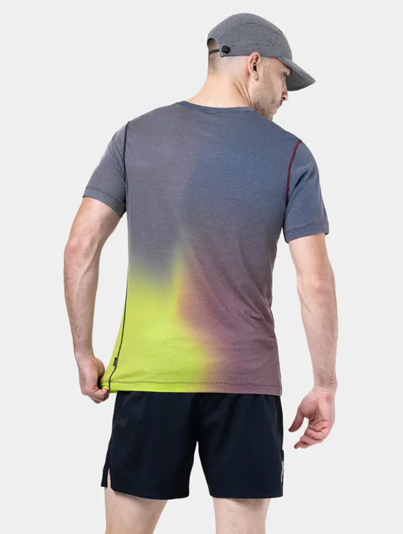 Ronhill M's Tech Golden Hour Tee Acid Merge-2