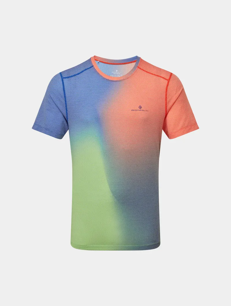 Ronhill M's Tech Golden Hour S/S Tee Dark Cobalt Merge-3