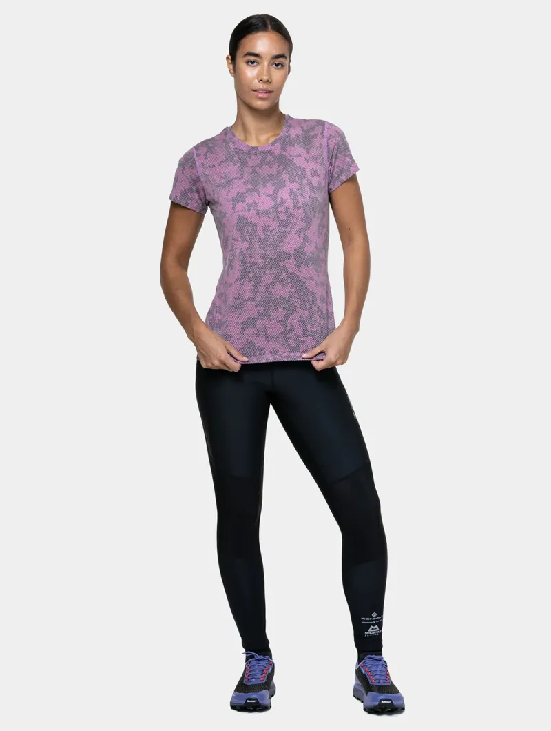 W's Tech Golden Hour S/S Tee Iris Pixel-1