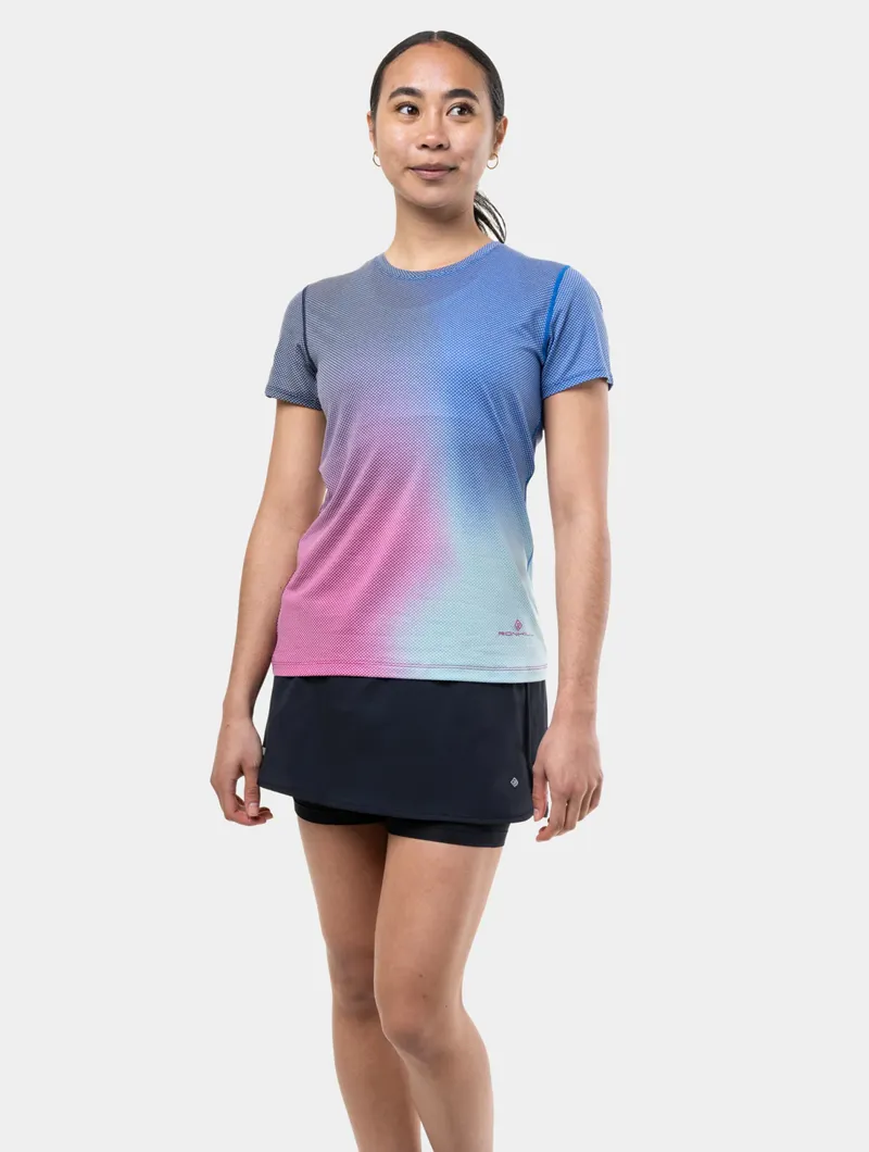 Ronhill W's Tech Golden Hour S/S Tee Exuberance Merge
