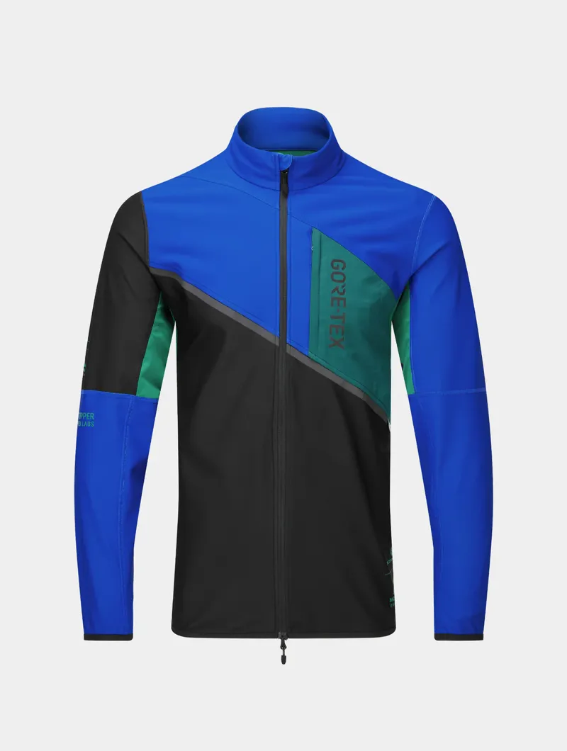 Ronhill Men's Tech Gore-Tex Windstopper Jacket Black/Cobalt