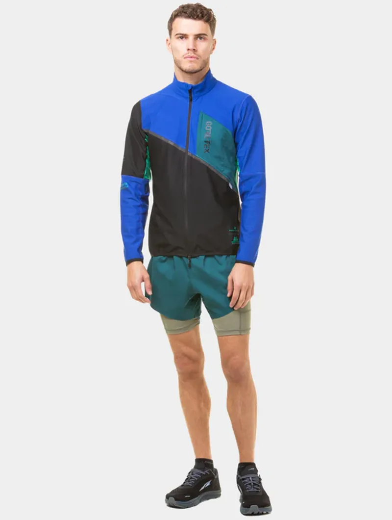 Ronhill Men's Tech Gore-Tex Windstopper Jacket Black/Cobalt-5