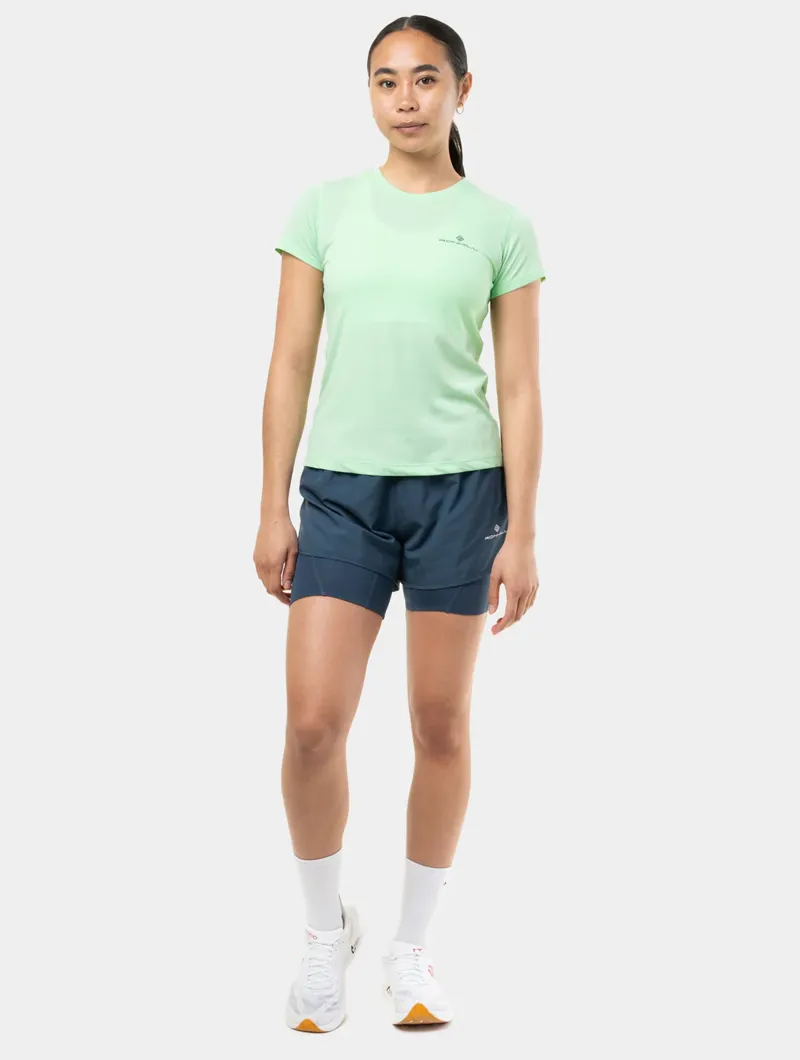 Ronhill Women's Core S/S Tshirt - Seafoam/Laurel-1