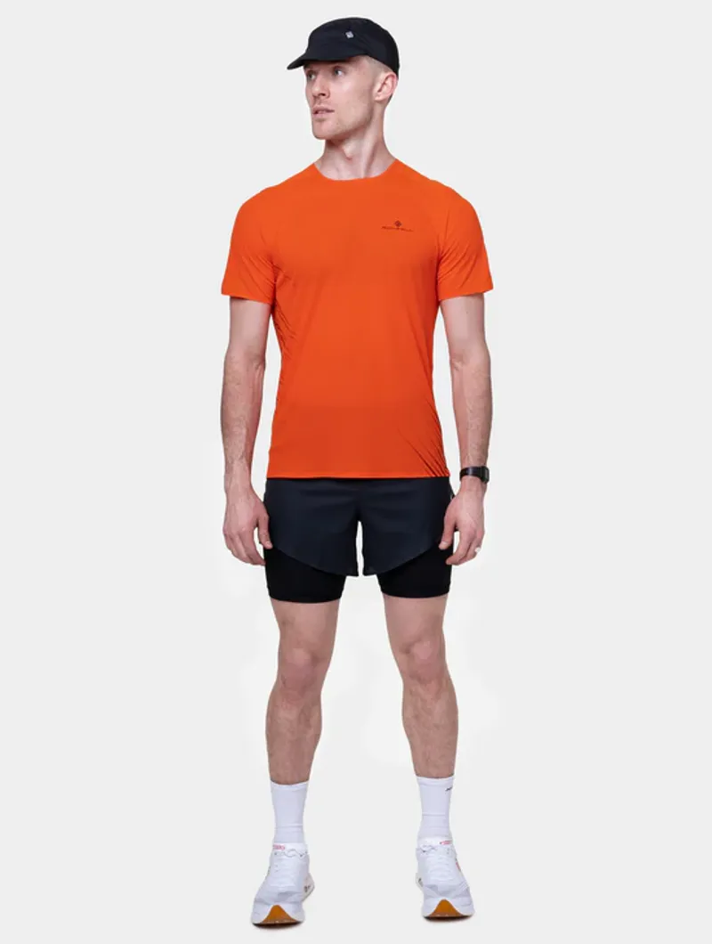 Ronhill Men's Tech Race S/S Tee Red/Black-1