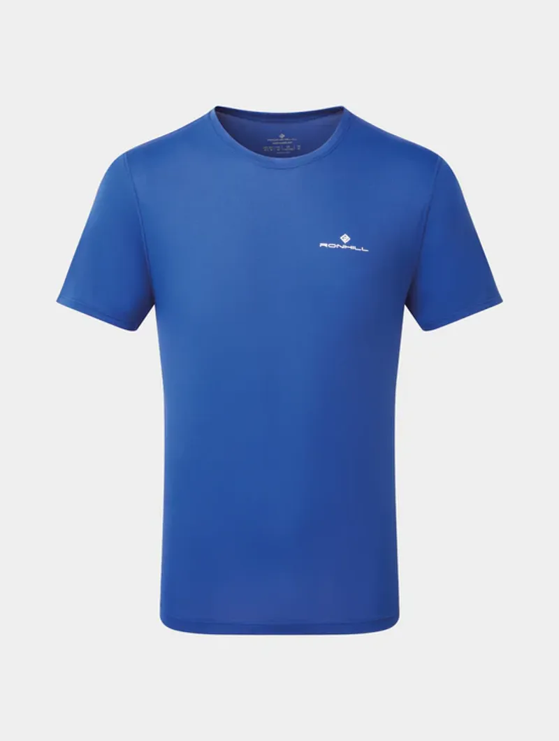 Ronhill Men's Core S/S Tshirt - Dark Cobalt/Bright White