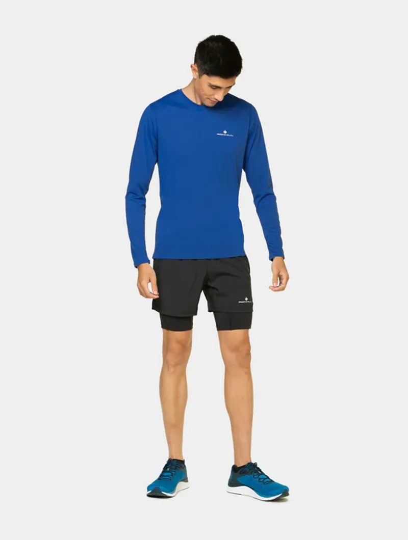 Ronhill M's Core Twin Short All Black-3