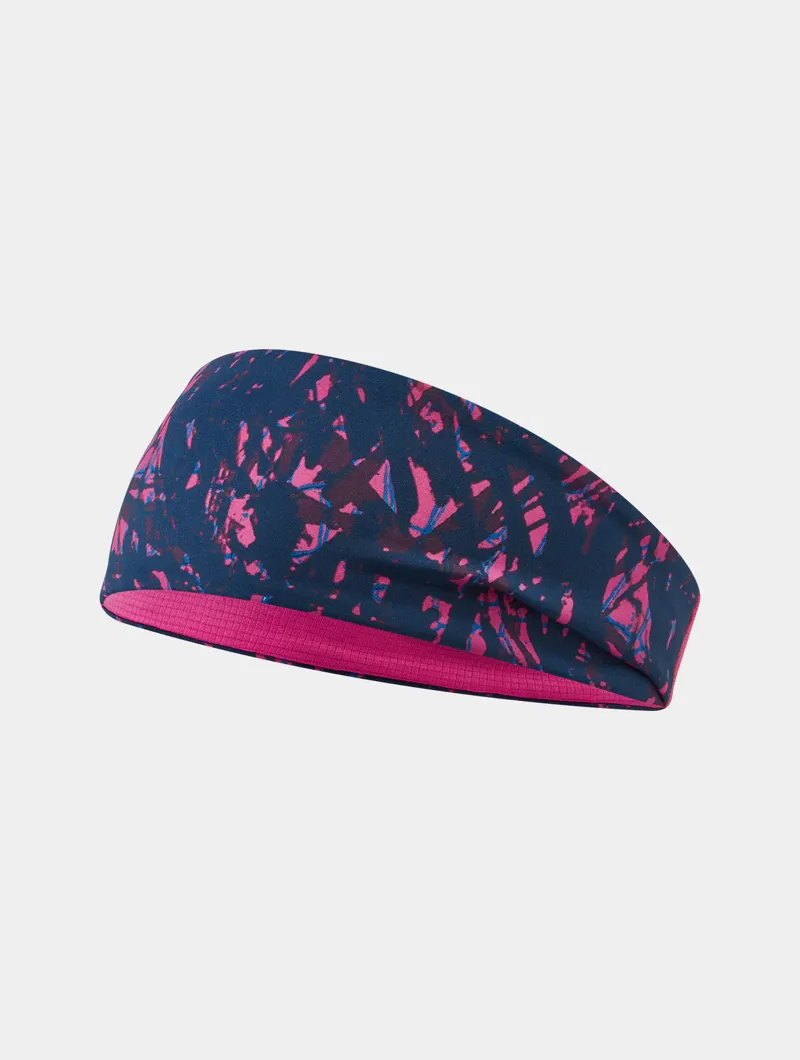 Ronhill Reversible Headband - Dark Navy Blaze