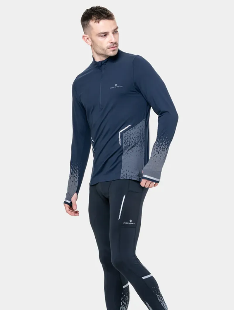 Ronhill Men's Tech Reflect 1/2 Zip - Dark Navy/Reflect-3
