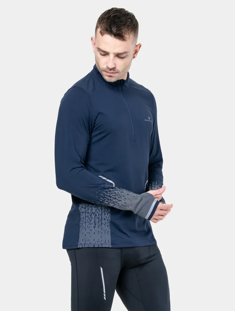 Ronhill Men's Tech Reflect 1/2 Zip - Dark Navy/Reflect-2