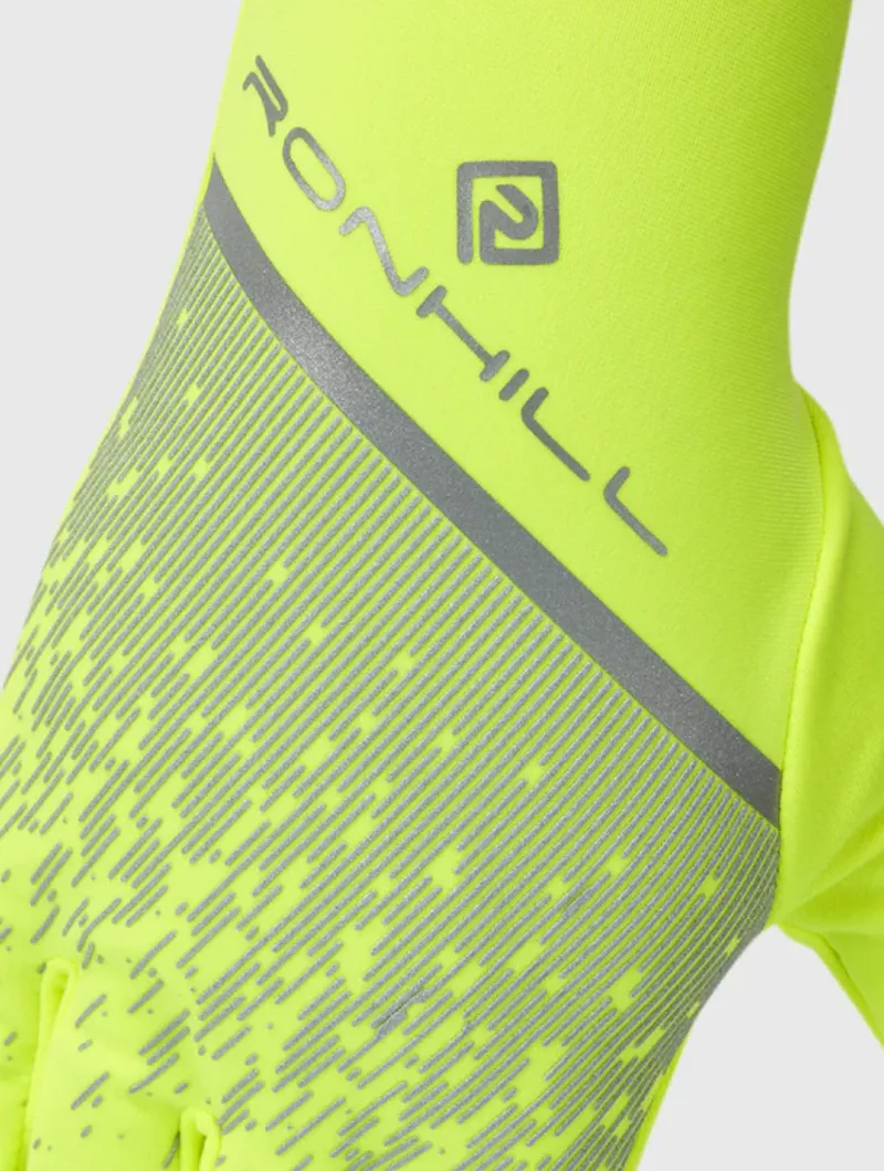 Ronhill Reflect Glove Fluo Yellow/Reflect-3
