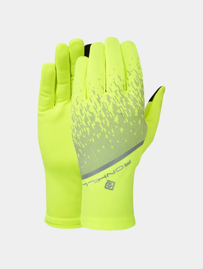 Ronhill Reflect Glove Fluo Yellow/Reflect-2