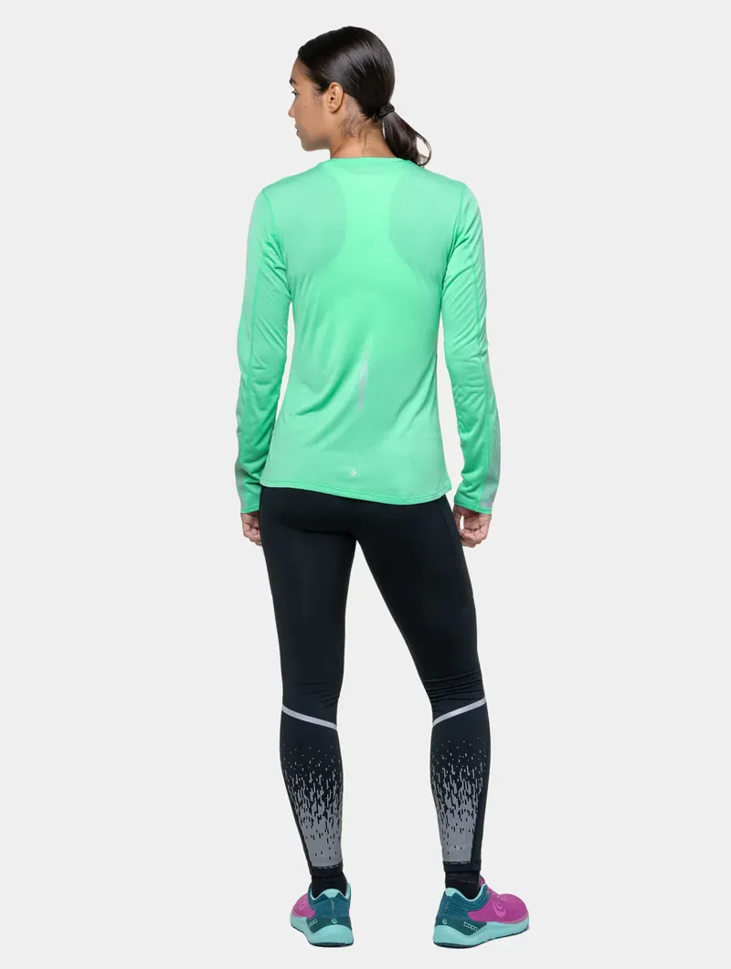 Ronhill Women's Tech Reflect L/S Tee - Florida Marl/Reflect-3
