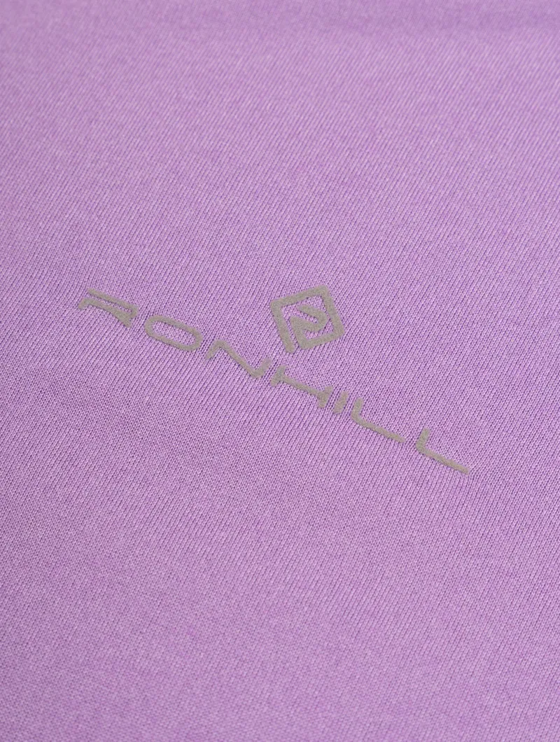 Ronhill Women's Tech Reflect L/S Tee - Iris Marl/Reflect-2