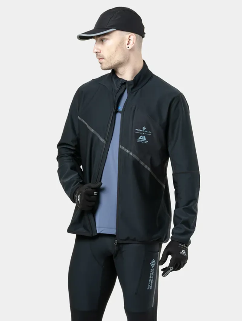 Ronhill M's Tech Gore-Tex Windstopper Jacket All Black-1