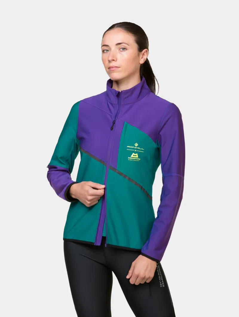 Ronhill W's Tech Gore-Tex Windstopper Jacket Marine/Regal Purple-2