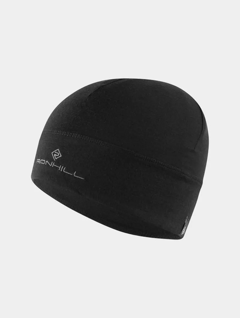 Ronhill Merino Beanie Black/Lake-2