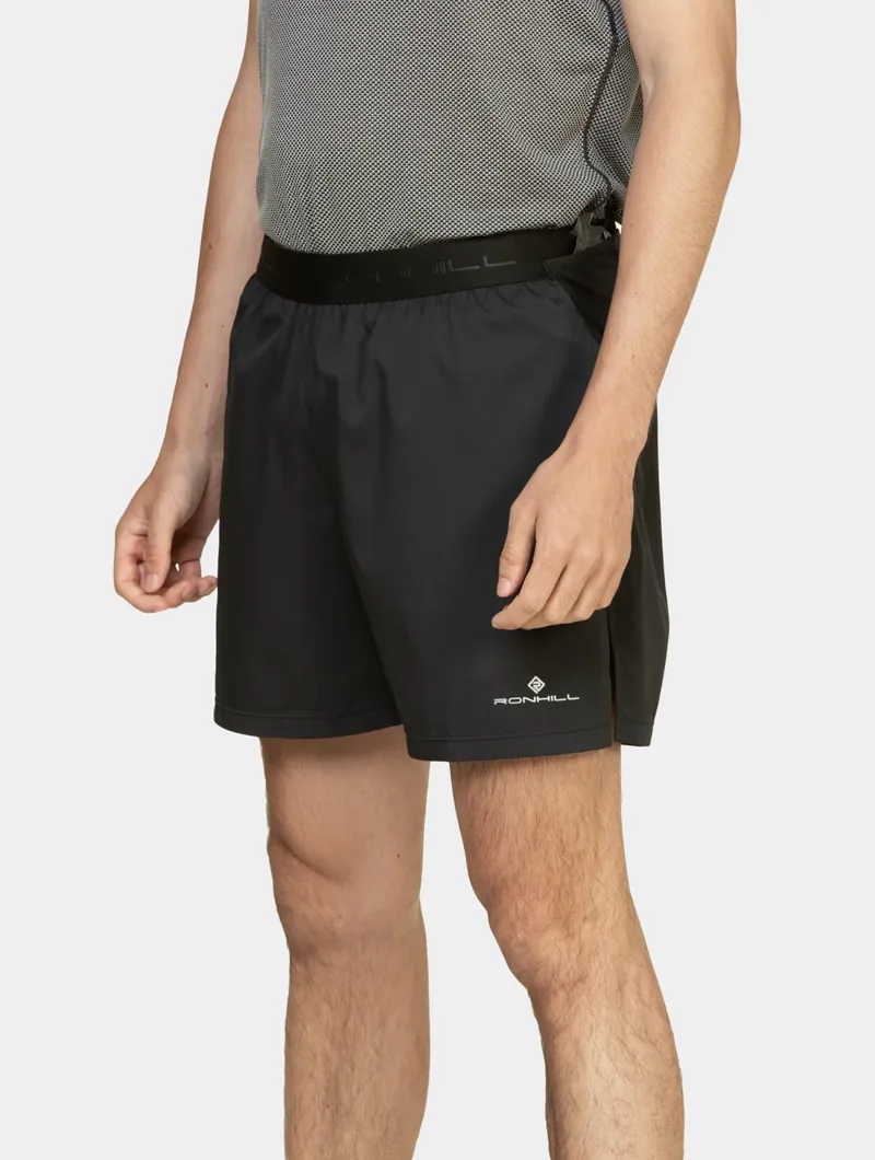 Ronhill Men's Tech All-Terrain 5 Short All Black-4