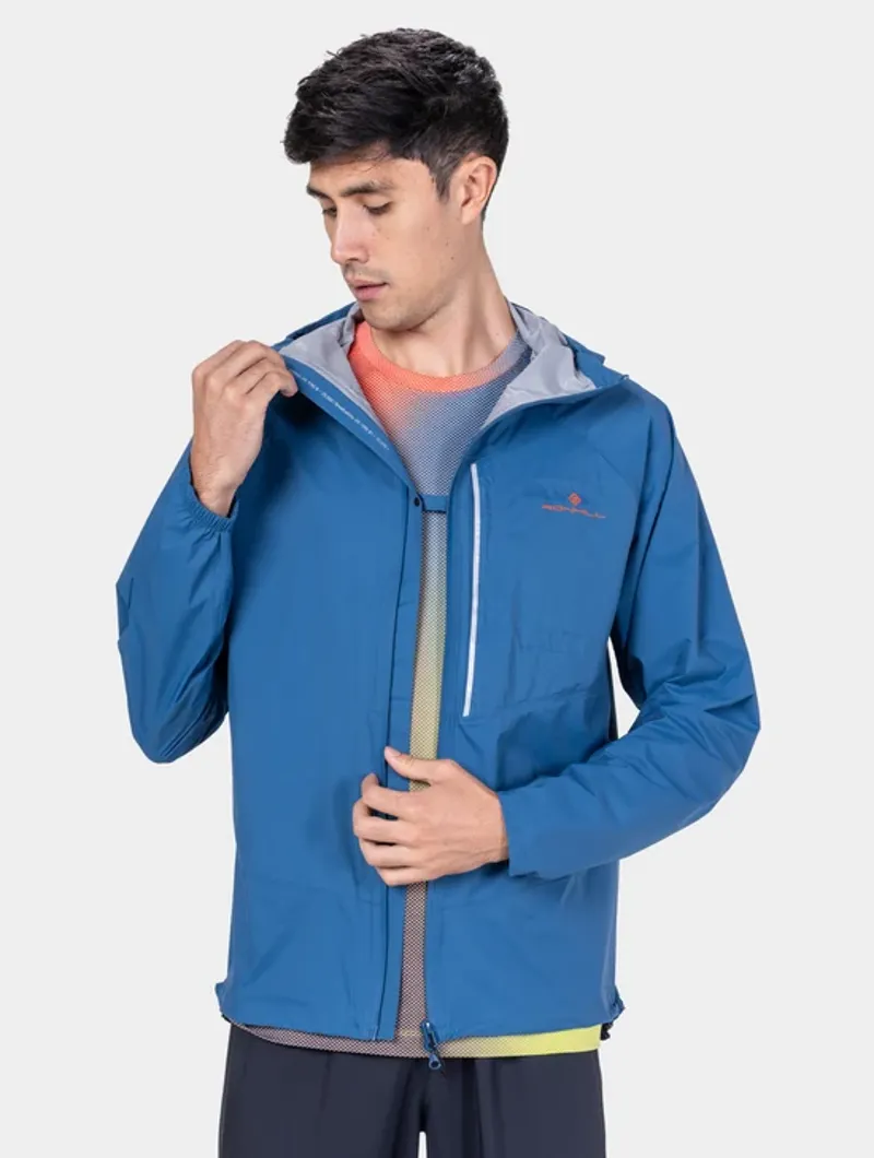 Ronhill Men's Tech Storm Jacket Ocean/Electric Blue-3