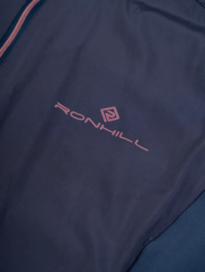 Ronhill W's Tech Wind-Block 1/2 Zip Dark Navy/Dusty Tulip-9