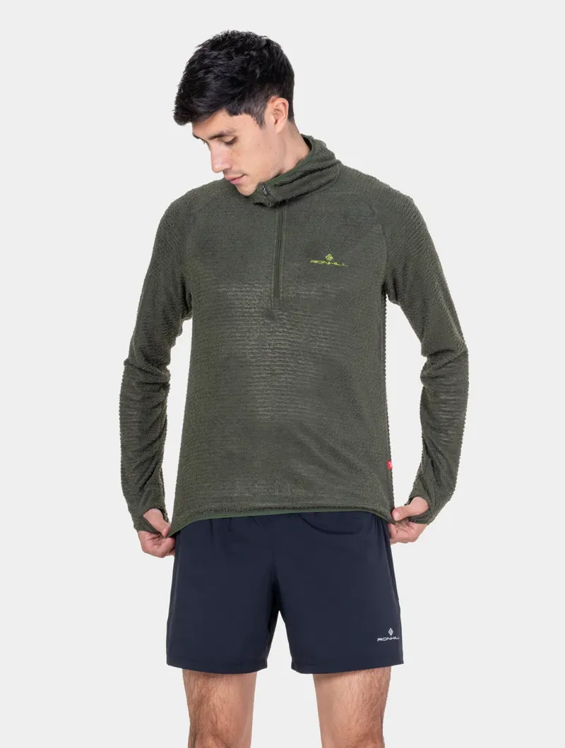 Ronhill Men's Tech Winter Primaloft Hoodie Kelp/Zest