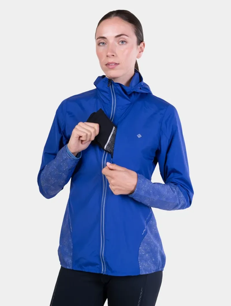 Ronhill Women's Tech Reflect Jacket Blue Violet/Reflect-1