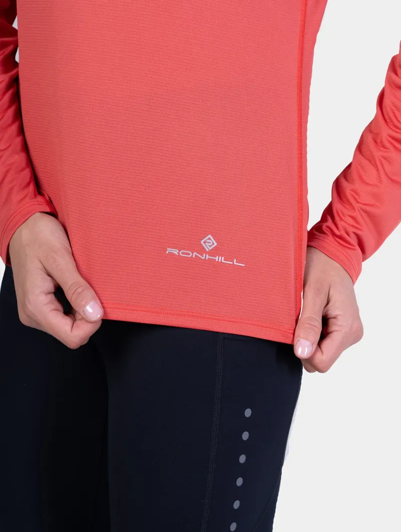 Ronhill Women's Core L/S Tee Sumac-5
