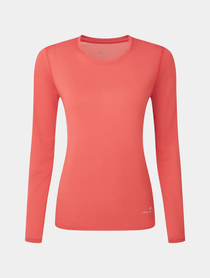 Ronhill Women's Core L/S Tee Sumac-3